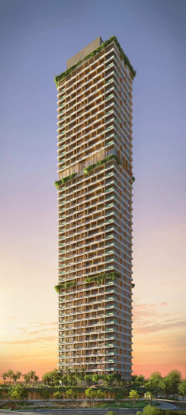 Fachada no Autêntico Flamboyant Residencial, em Goiânia