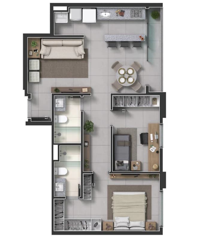 Planta 504 e 68 m² no Aysú FR