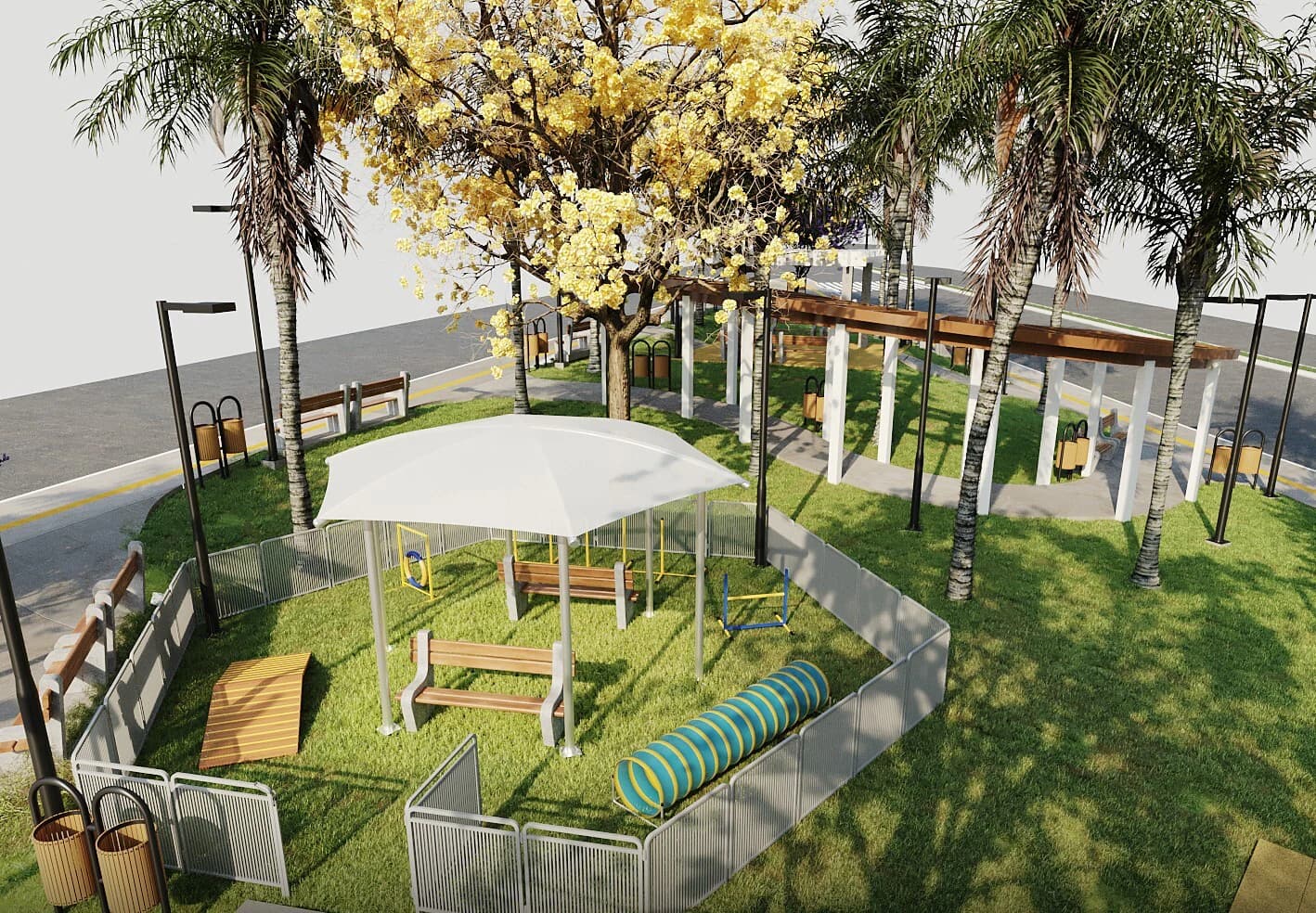 Pet place no Lago Areião, em Goiânia