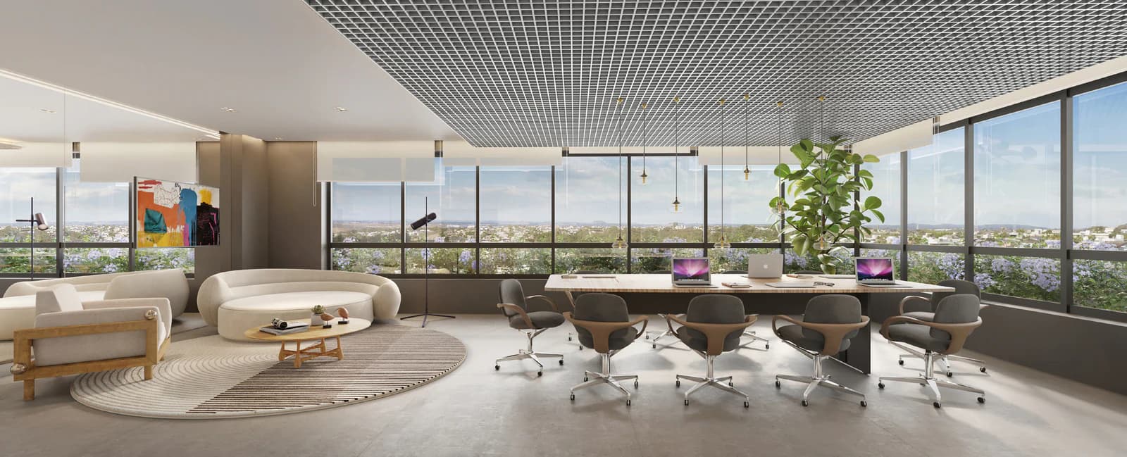 Sala no Atelier Opus, em Goiânia