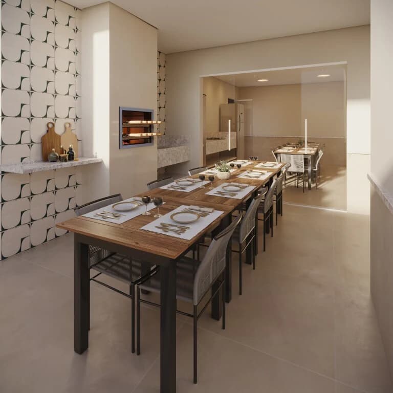 Espaco gourmet no Vistamérica, em Goiânia