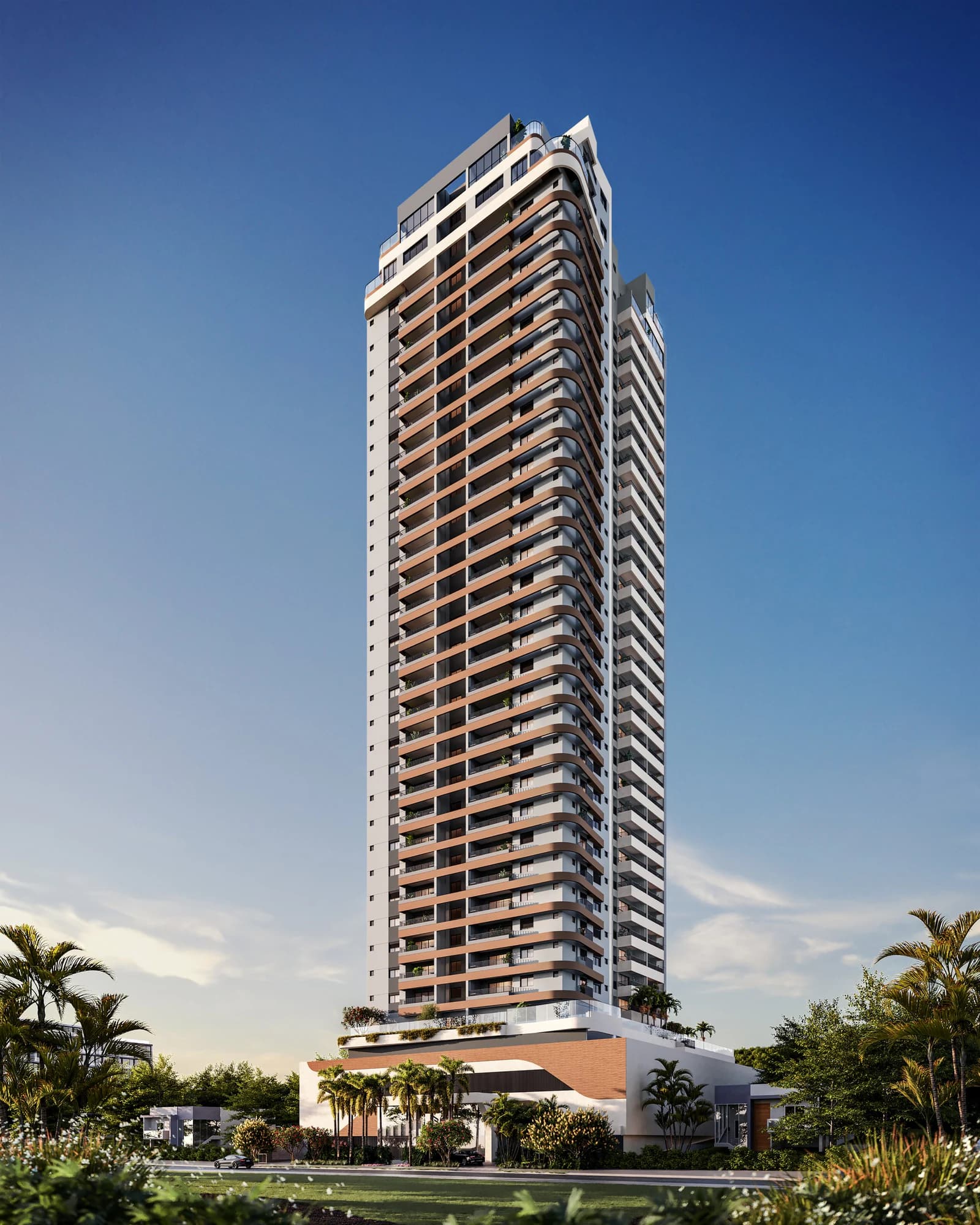 Fachada no Lago Areião, em Goiânia