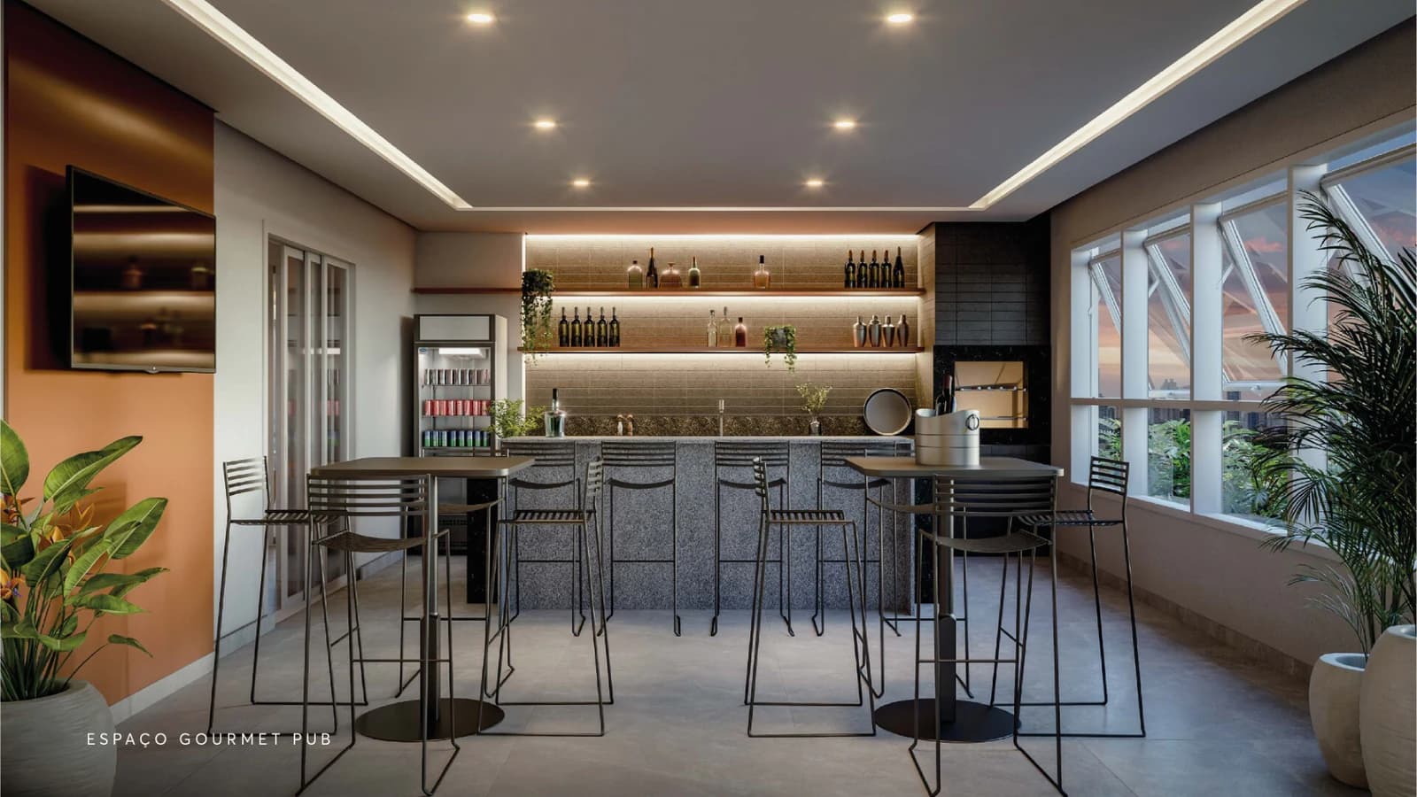 Espaco gourmet no Jardã by Palme, em Goiânia