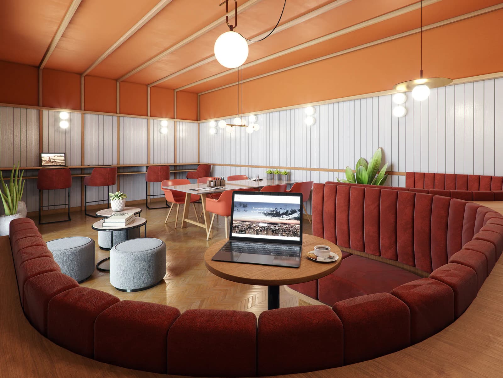 Coworking no Municipal Arquitetura da Cidade, em Goiânia