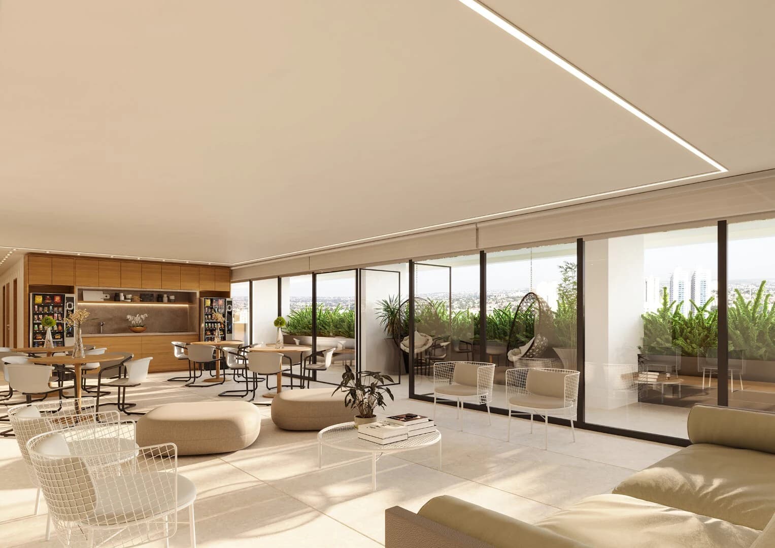 Lounge no Pateo 136, em Goiânia