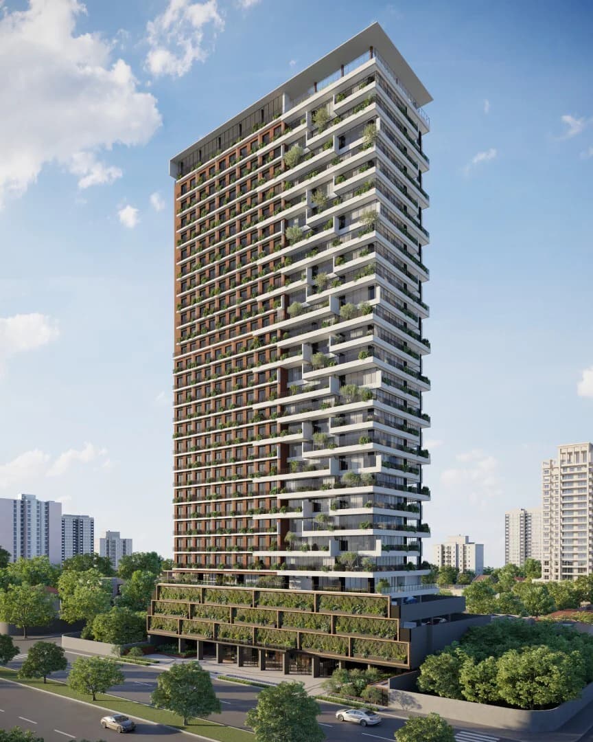 Fachada no Pateo 136, em Goiânia
