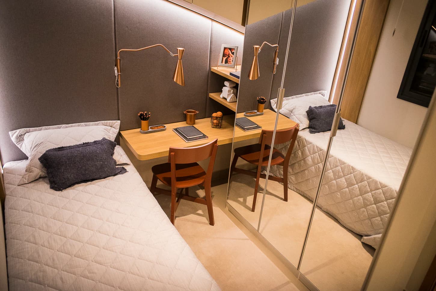 Dormitorio no Residencial Ritmo Bueno, em Goiânia