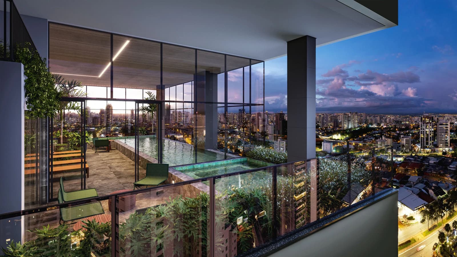 Piscina no Storya Casa Versátil, em Goiânia