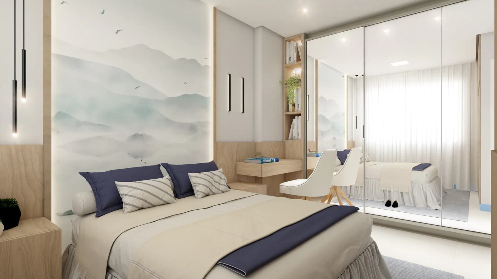 Dormitorio no Katedral Sky Rooftop, em Goiânia