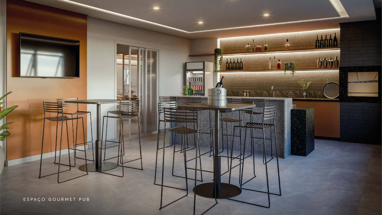 Espaco gourmet no Jardã by Palme, em Goiânia