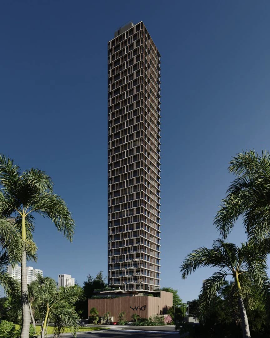 Fachada no Sagô Marista, em Goiânia