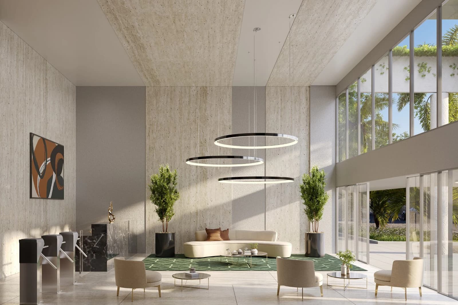 Hall no Euro Towers - Residencial, em Goiânia