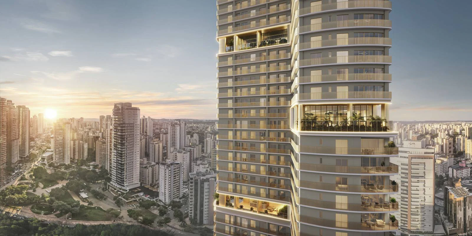Opus Gyro Praça do Sol no Setor Oeste, em Goiânia