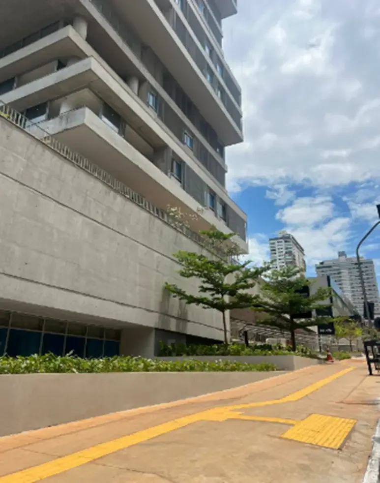 Interior real de imóvel residencial pronto em Goiânia