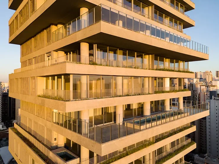 Interior real de apartamento pronto em Goiânia