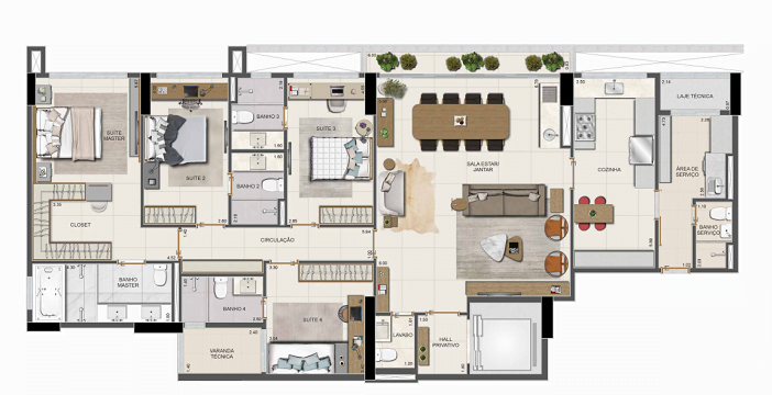 reserva newest planta tipo 185m