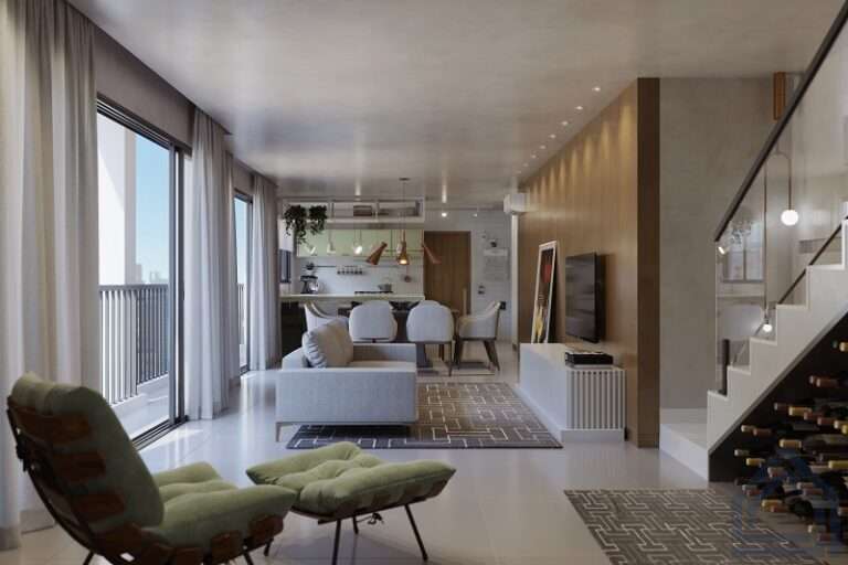moove home brasal estar jantar duplex 152m