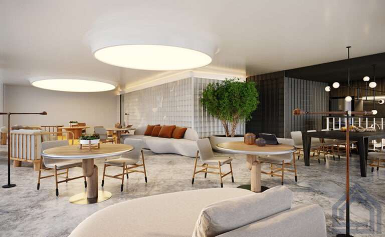 cidade opus corporate center perspectiva louge opus