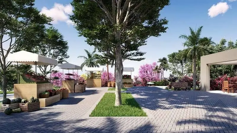 jardins roma feirinha