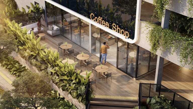 Ázus casa conceito acesso cafe