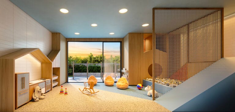 Ázus casa conceito brinquedoteca