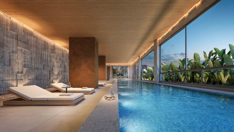 Ázus casa conceito deck coberto