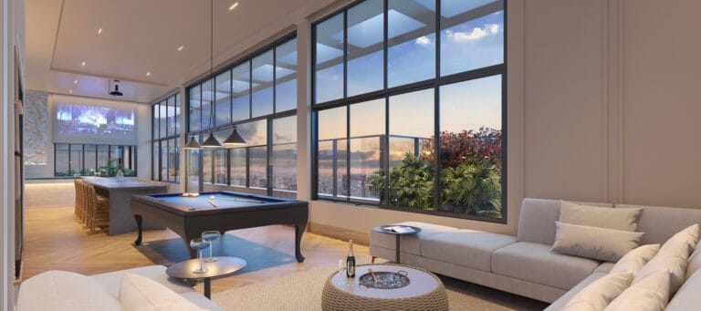 Ázus casa conceito estar churrasqueira