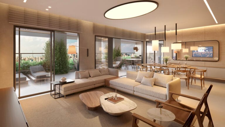 Ázus casa conceito living penthouse