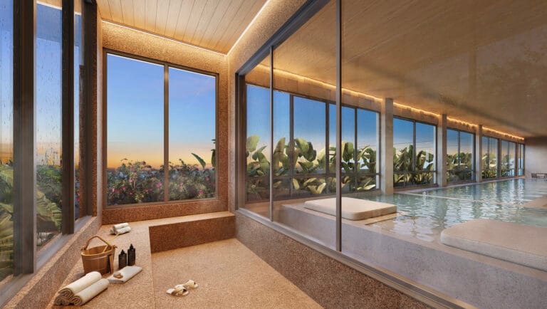 Ázus casa conceito sauna