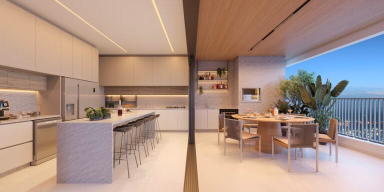 Ázus casa conceito varanda 1