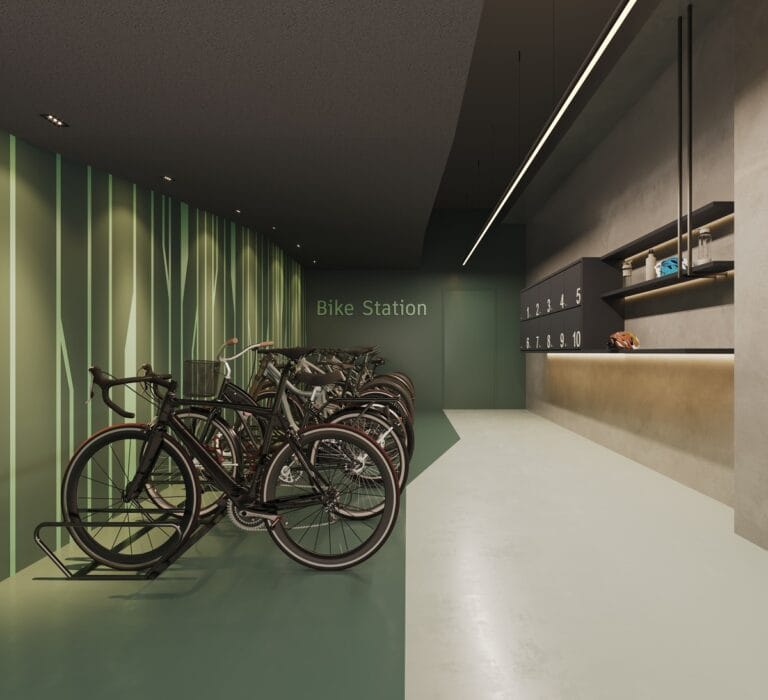 city corporate by pininfarina bicicletario