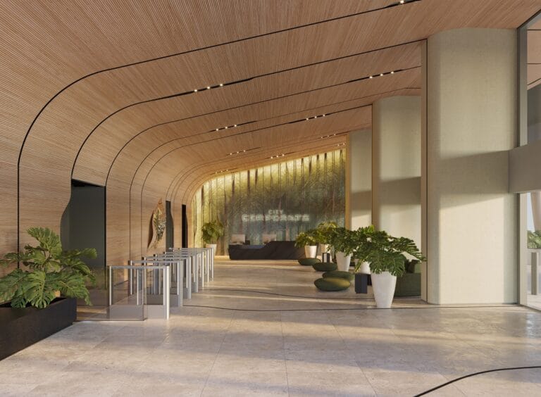 city corporate by pininfarina lobby