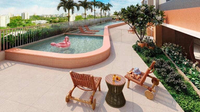 ludovic apartaments piscina infantil