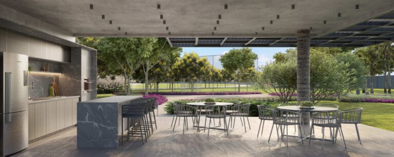 opus terra da grama churrasqueira