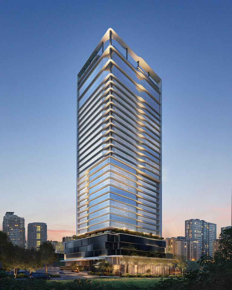 passeo opus business fachada angulada