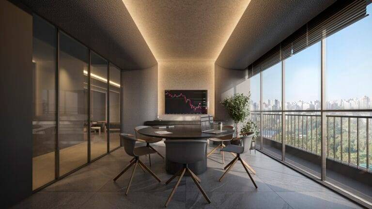 cidade ybiti offices opus sala reuniao