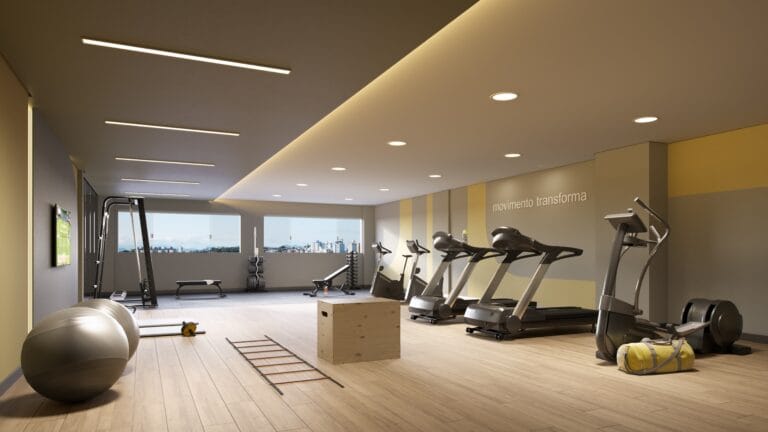 casamerica cmo academia com 120 m²