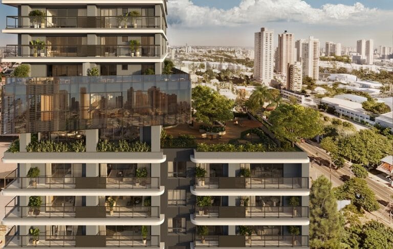 obliq fachada voo passaro