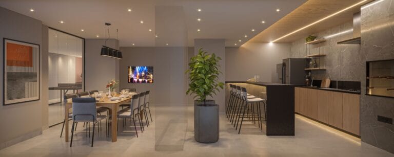 perspectiva espaço gourmet volt c 220