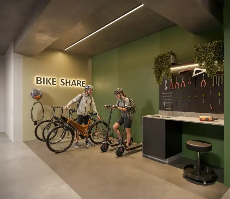 icoon home resort bicicletário