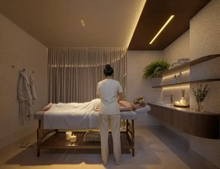 icoon home resort sala de massagem