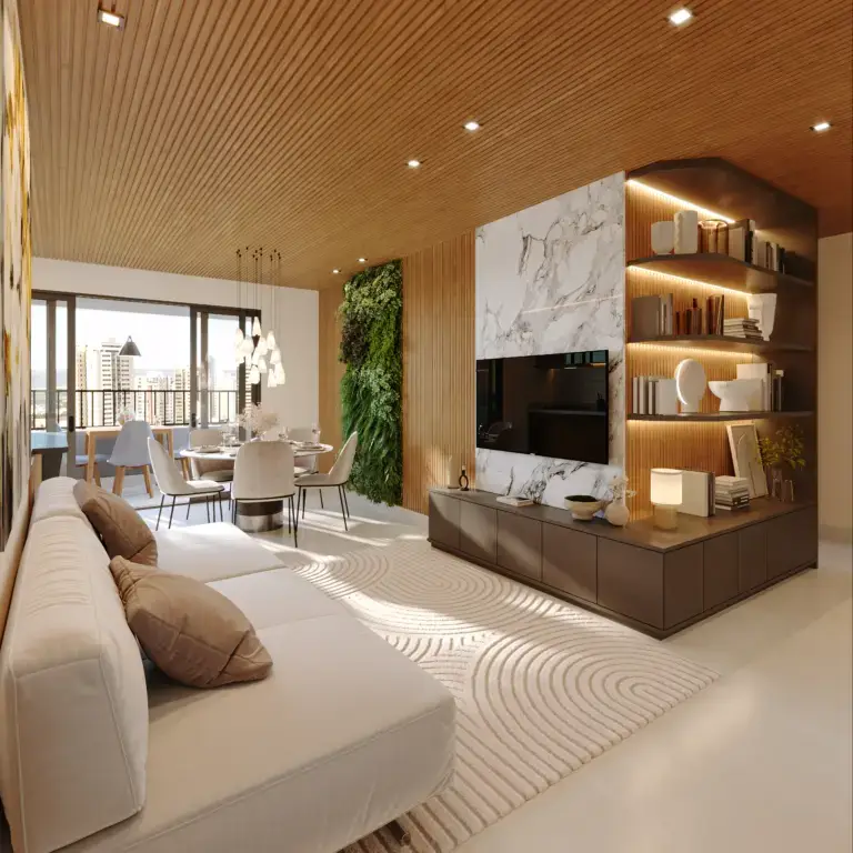 una areiÃo cmo 2 suites 76m sala