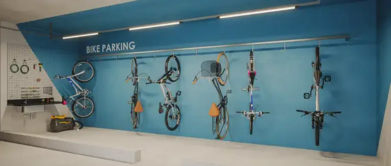 una areiÃo cmo bicicletario