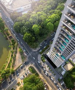 bauhaus lago vaca brava fachada superior