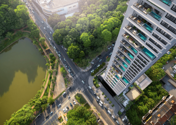 bauhaus lago vaca brava fachada superior