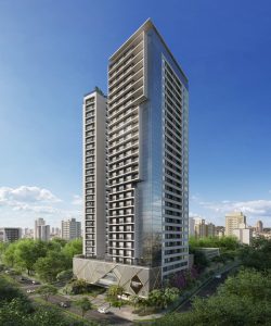 cidade ybiti offices opus fachada comercial