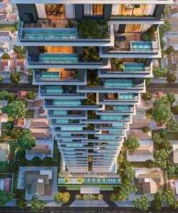 legacy city home fachada com pisicinas